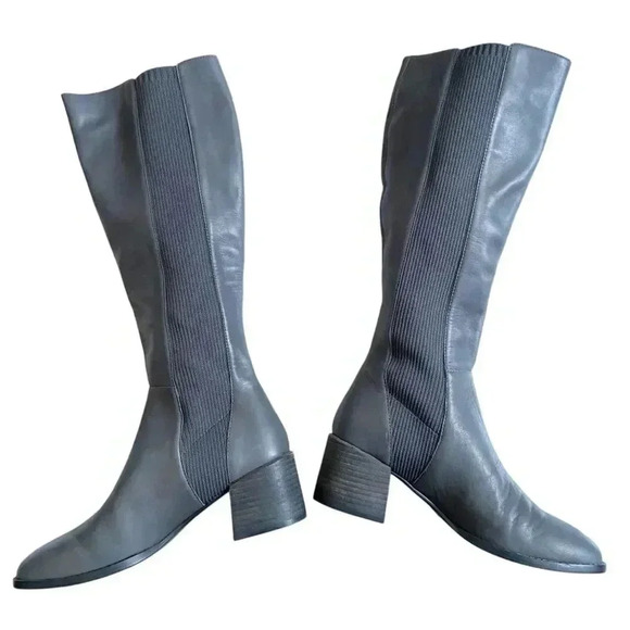 NEW Eileen Fisher Destry Leather Knee-High Boot size 7 - Picture 3 of 10